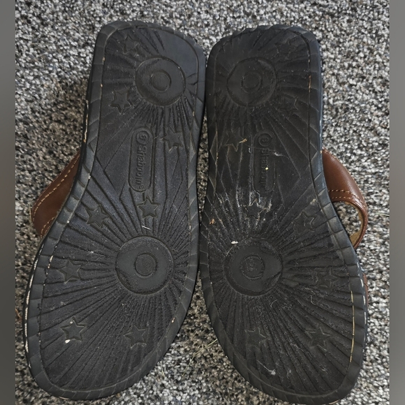 Shaboom Women's FlowerSlide Brown Sandals Size 6 - Picture 9 of 9